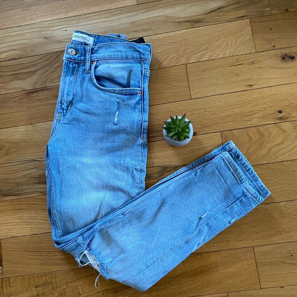 Sale ! 3 for $10 Zara  Sky Blue Skinny Jeans